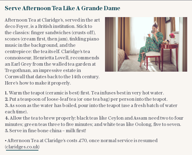 Serve Afternoon Tea Like A Grande Dame