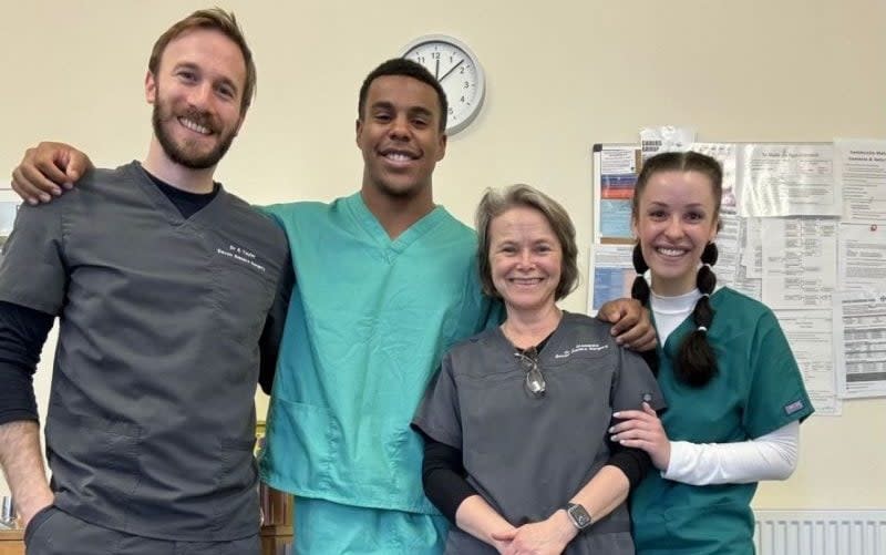 Immanuel Feyi-Waboso during his GP placement at Devon Square Surgery