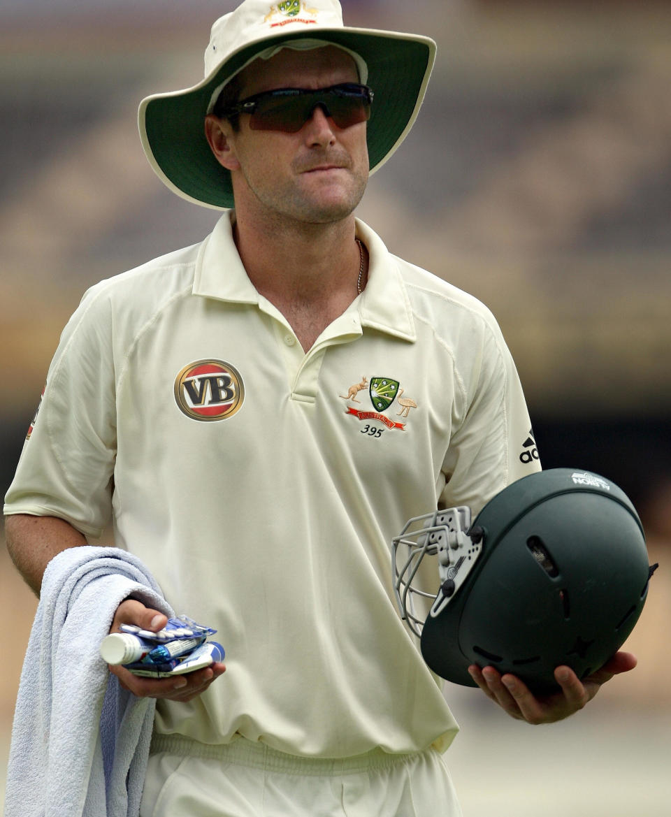 Phil Jaques (pictured) during a Test match.