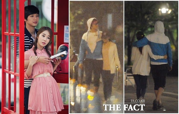 劉寅娜、智鉉寓因《仁顯王后的男人》假戲真愛，交往2年 。翻攝tvN、THE FACT