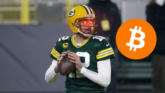 aaron rodgers bitcoin give away