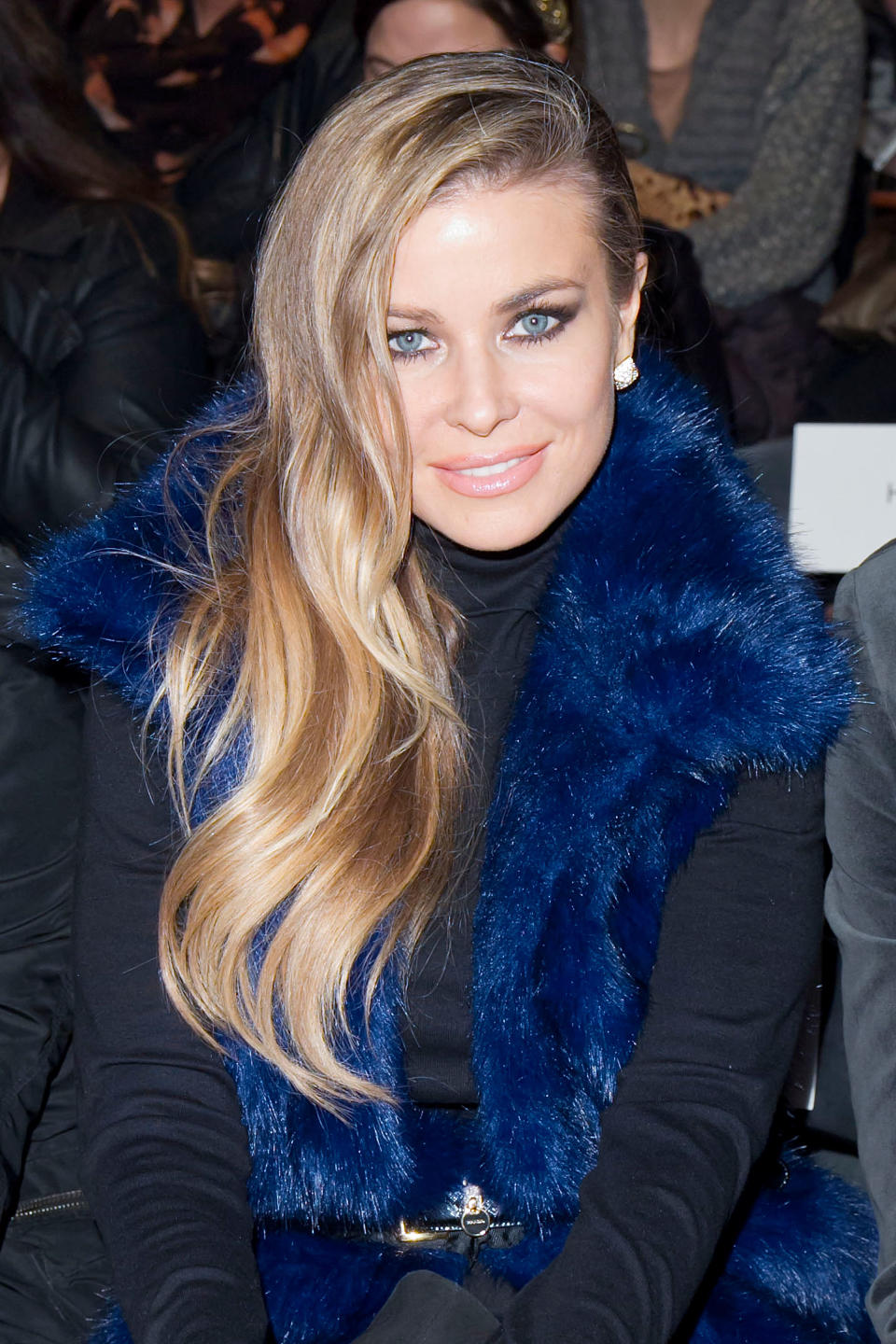 Actress Carmen Electra is seen at the Fall 2013 Betsey Johnson Runway Show at Fashion Week in New York, Monday, February, 11, 2013. (Photo by Ben Hider/Invision/AP)