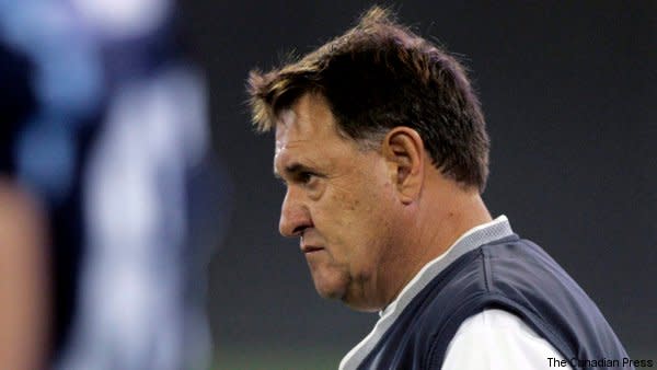 Rich Stubler, seen here during his 2008 tenure as Toronto's head coach, is taking over as B.C.'s defensive coordinator.
