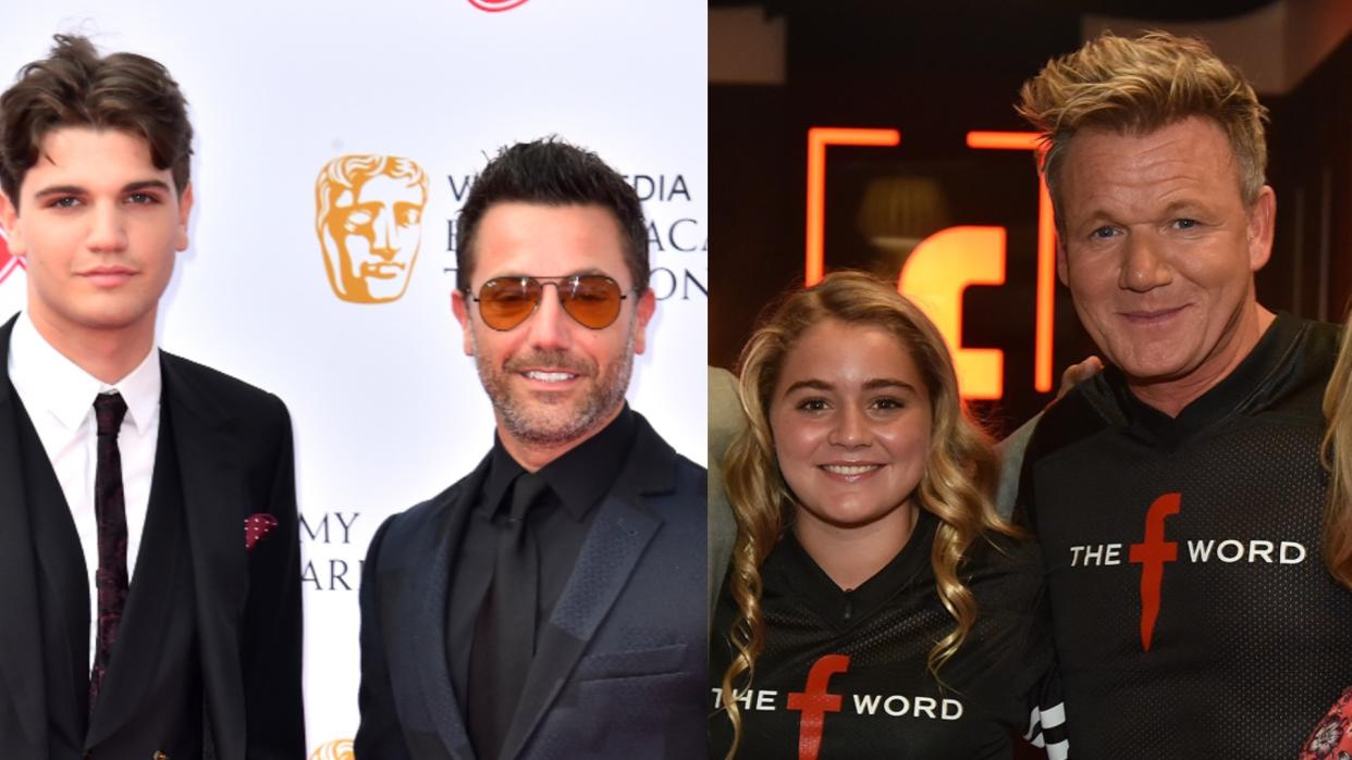 Gino D'Acampo's son Luciano is dating Gordon Ramsay's daughter Tilly (Credit: PA/Getty)