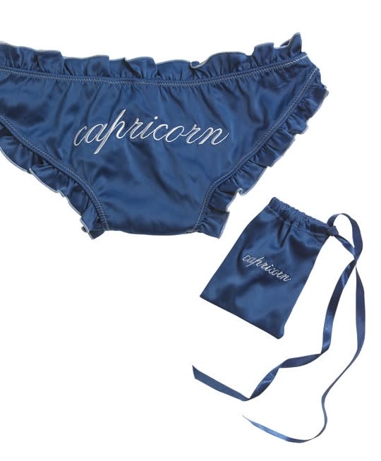 Know her sign? Cute horoscope panties are a playful way to customize a gift.