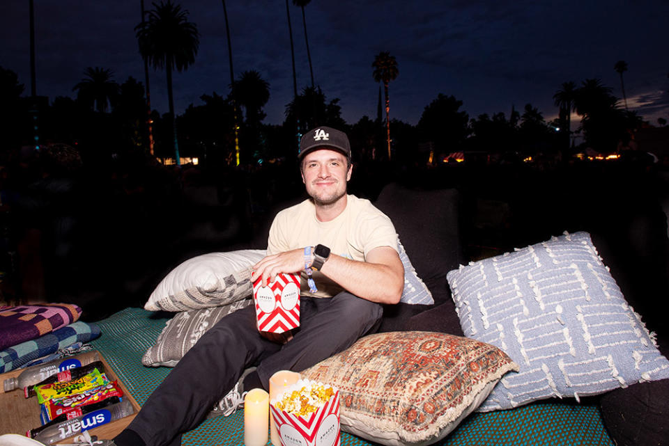 Josh Hutcherson Attends Cinespia’s Screening of ‘The Royal Tenenbaums’ at Hollywood Forever Presented by Amazon Studios