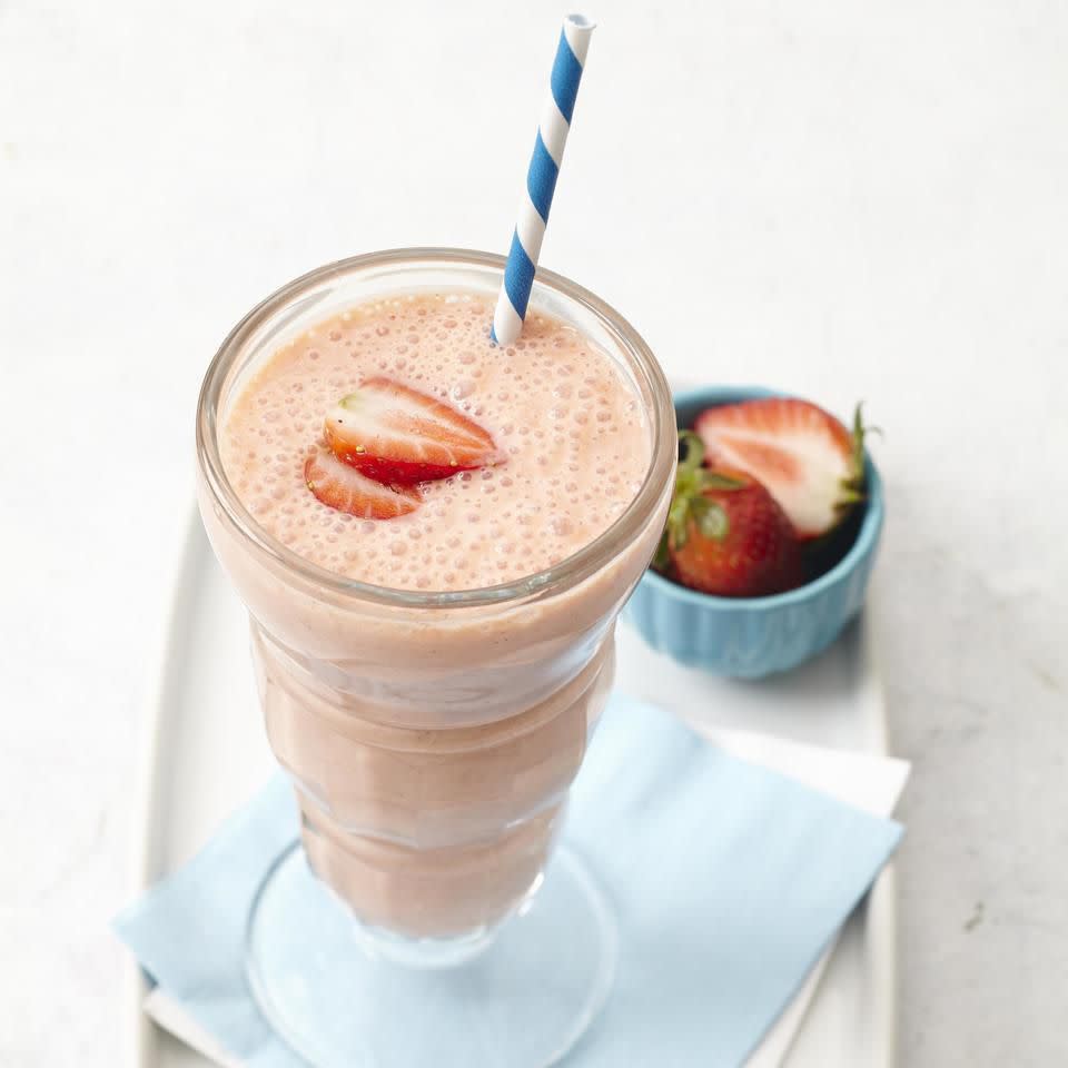 Strawberry-Banana Protein Smoothie