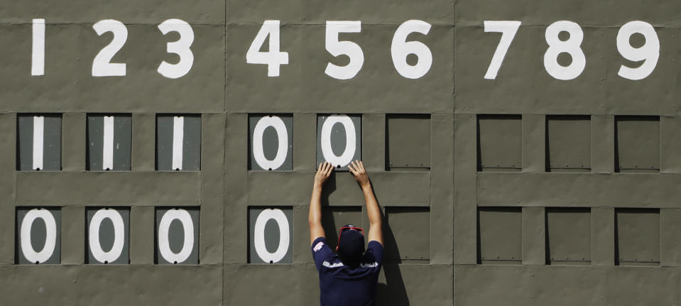 There were plenty of zeroes on the scoreboard after a minor-league team won a game without giving up a hit or a walk. (AP Photo)