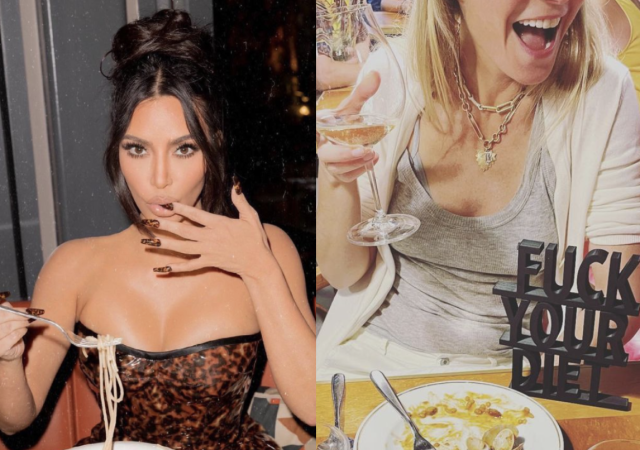 Kim Kardashian, Gwyneth Paltrow send mixed messages about diet culture with  recent pasta pictures