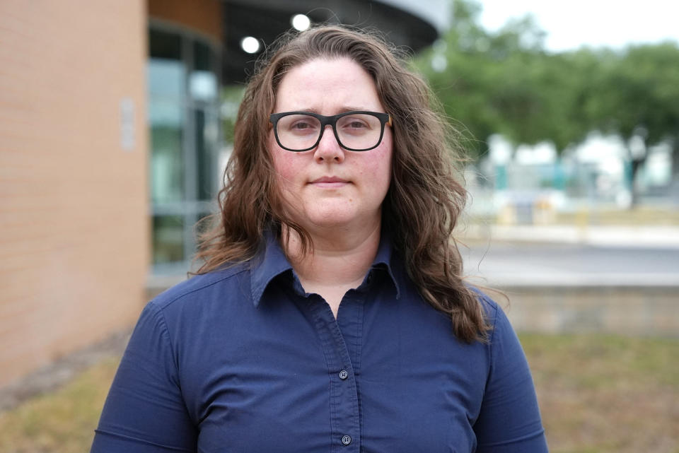 Alyssa Marano missed the first half of this past school year because of the political climate surrounding LGBTQ issues. (Michael Gemelli / NBC News)