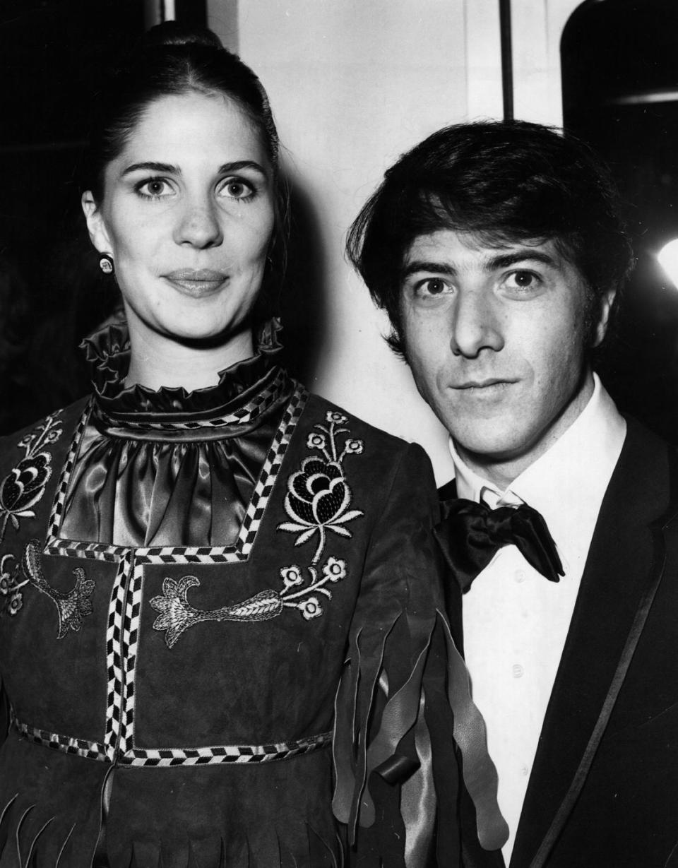 Dustin Hoffman and Anne Byrne