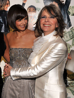 Katie Holmes and Diane Keaton at the Los Angeles premiere of Overture Films' Mad Money