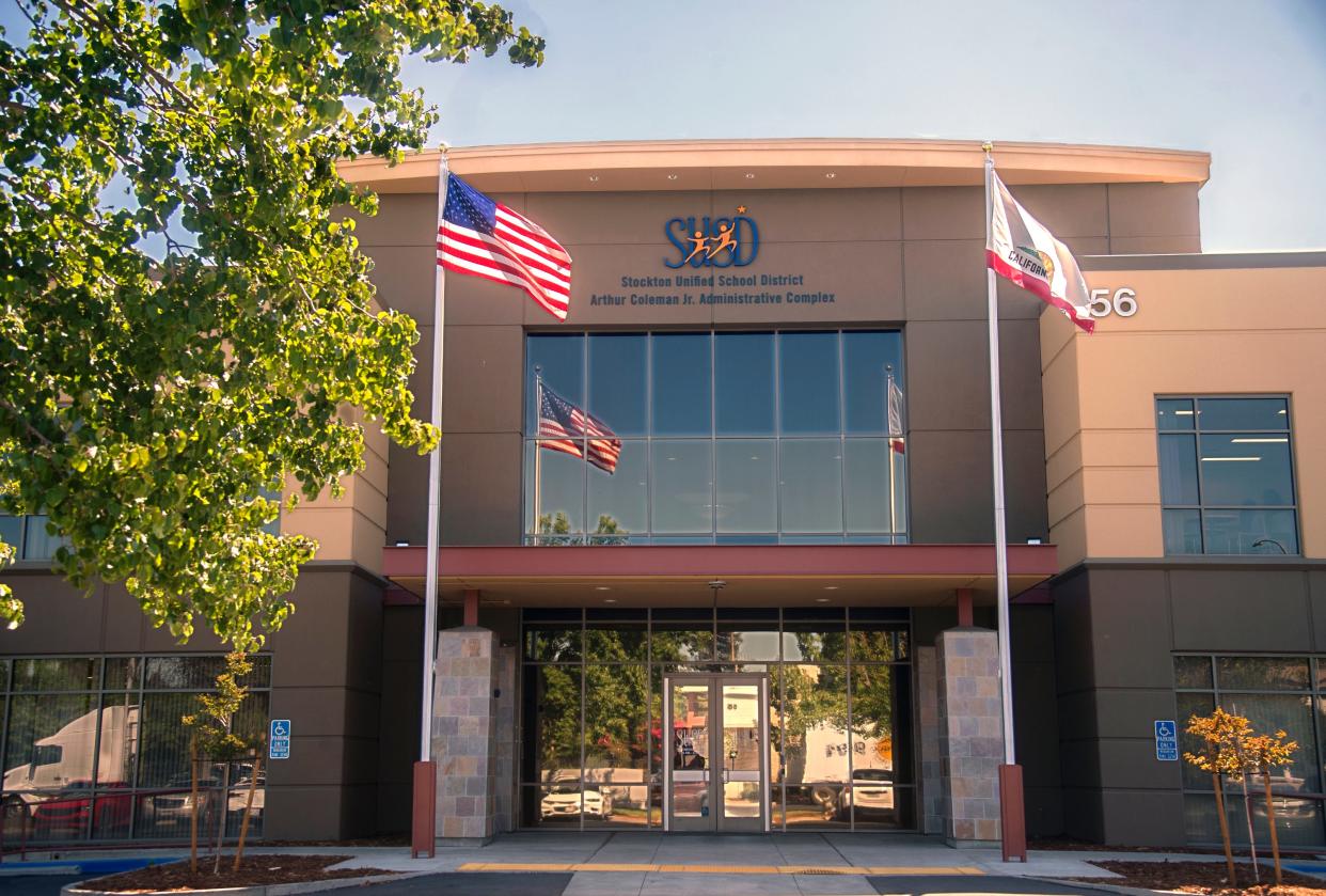 The Stockton Unified School District's Arthur Coleman Jr. Administrative Complex is located at 56 South Lincoln Street in downtown Stockton on July 13, 2022.