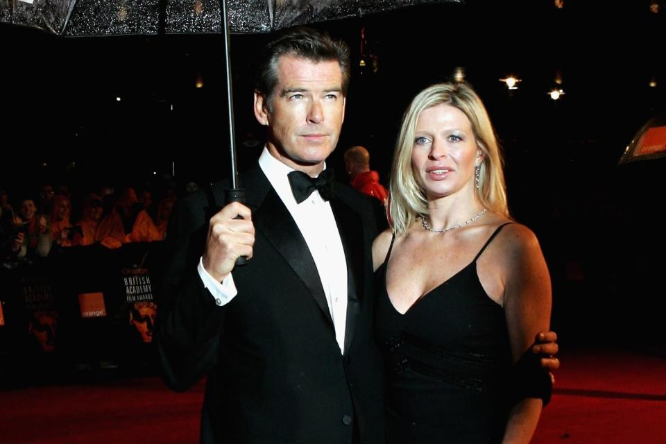 Loss: Pierce Brosnan with daughter Charlotte pictured at an award ceremony