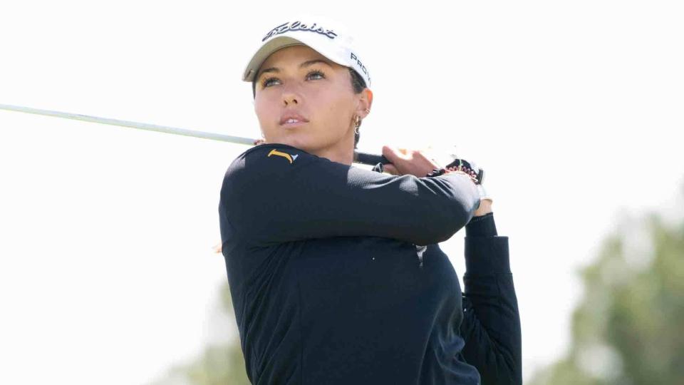 Alexa Pano of Florida is an LPGA rookie this season after winning her tour card in Q-school last year.