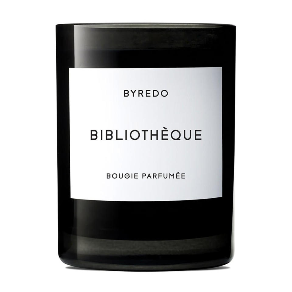 Byredo's BIBLIOTHÈQUE CANDLE