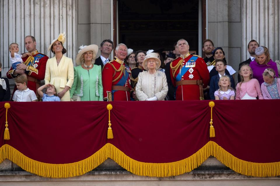 Prince Philip was notably absent.