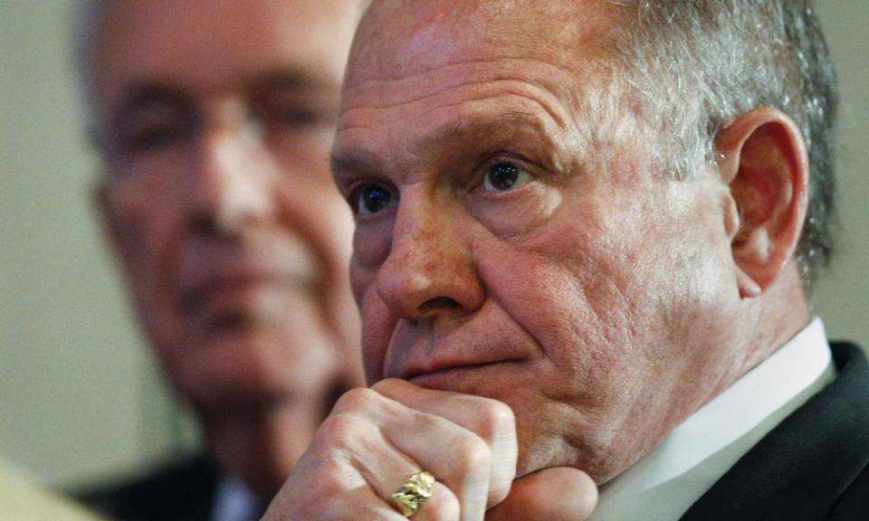 A Trump representative said Roy Moore should step aside if sexual assault allegations against him were true.