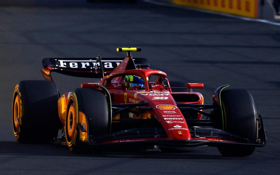 Saudi Arabian Grand Prix - Jeddah Corniche Circuit, Jeddah, Saudi Arabia - March 8, 2024 Ferrari's Oliver Bearman during practice