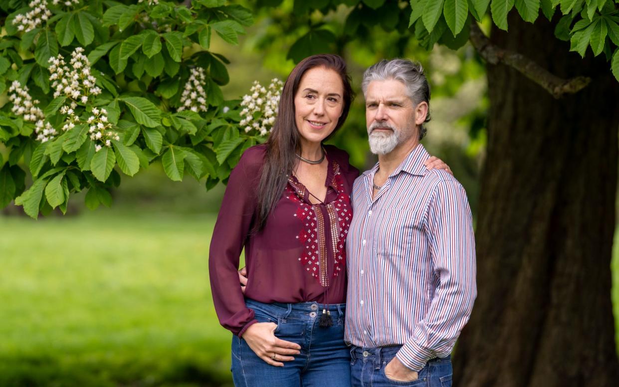 Ruth Ramsay and her husband Nev - Andrew Crowley