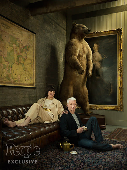 Gloria Vanderbilt and Anderson Cooper