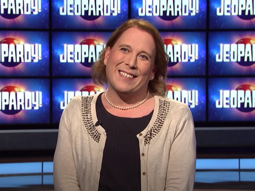 Amy Schneider on "Jeopardy!"