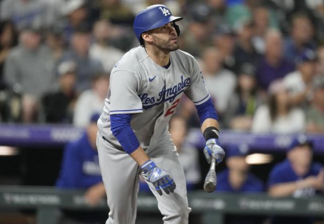 Dodgers come up swinging after weather delay to rout Rockies, National  Sports