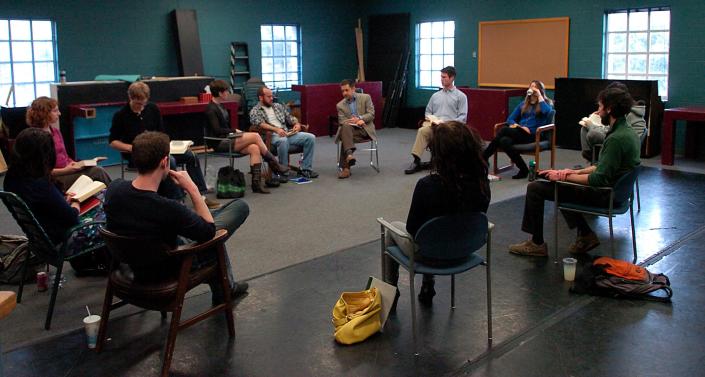 A 2011 acting class led by Andrei Malaev-Babel with students in the FSU/Asolo Conservatory, a three-year master&#39;s degree program connected to the Asolo Repertory Theatre.