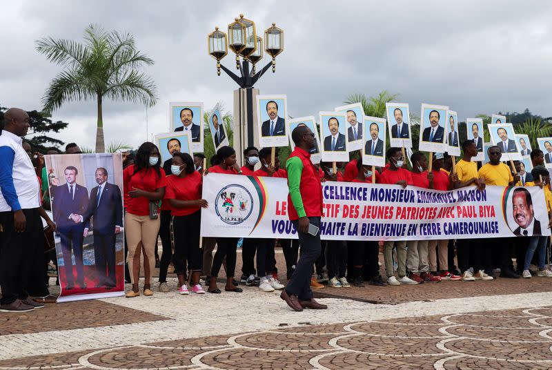 French President Emmanuel Macron visits Cameroon