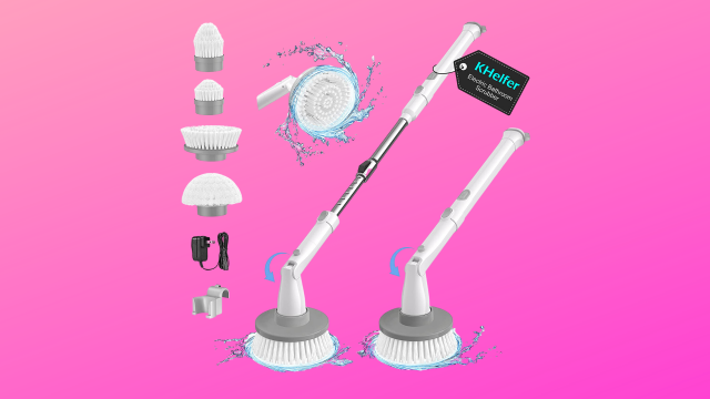  Electric Spin Scrubber,Electric Cleaning Brush with 3 Brush  Heads,Cordless Portable Scrub Brush,Handheld Shower Scrubber Suitable for  Bathroom/Tiles/Floor/Bathtub/Kitchen : Industrial & Scientific