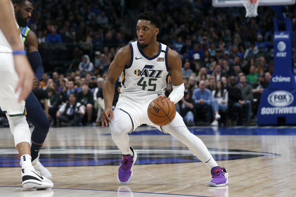 Donovan Mitchell。（AP Photo/Michael Ainsworth）