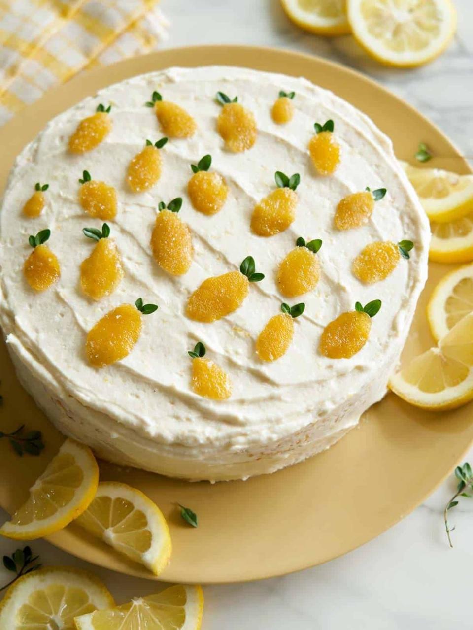 lemon desserts recipes lemon thyme cake