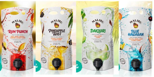 Malibu's Mixed Drink Pouches Will Be a Hit at Every Single Summer