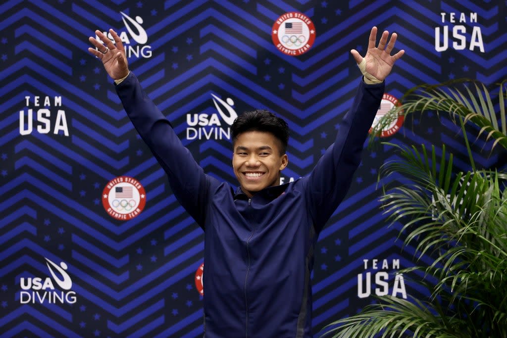 Team USA diver credits adoptive father for his success (Getty Images)