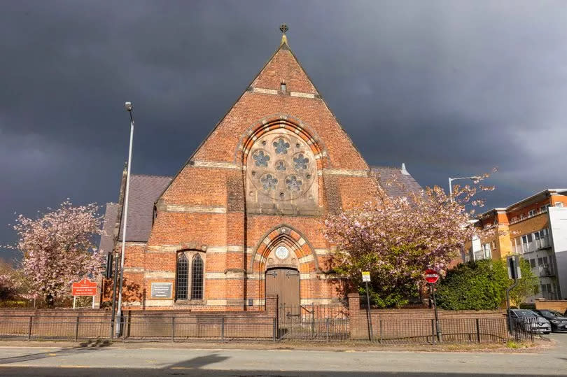 The Besses o’ th’ Barn United Reformed church in Whitefield, Manchester, which is up for sale for £750,000
