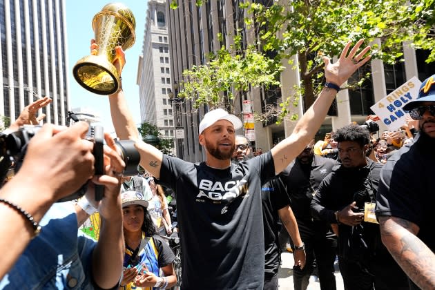 Golden State Warriors Victory Parade & Rally - Credit: Thearon W. Henderson/NBA/Getty Images