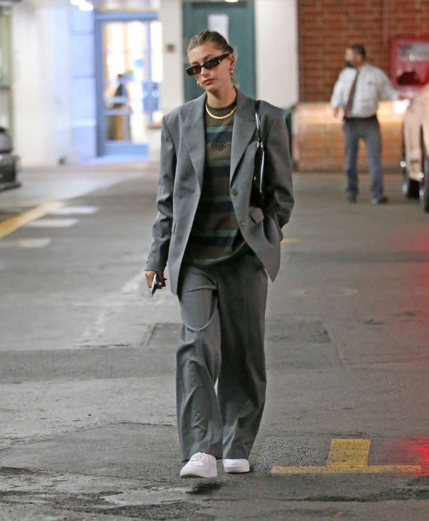 Hailey Baldwin steps out and about in Beverly Hills, Calif., Oct. 19. - Credit: TheCelebrityfinder/MEGA