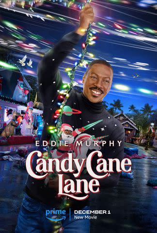 <p>Prime Video</p> Poster for Eddie Murphy's movie 'Candy Cane Lane'