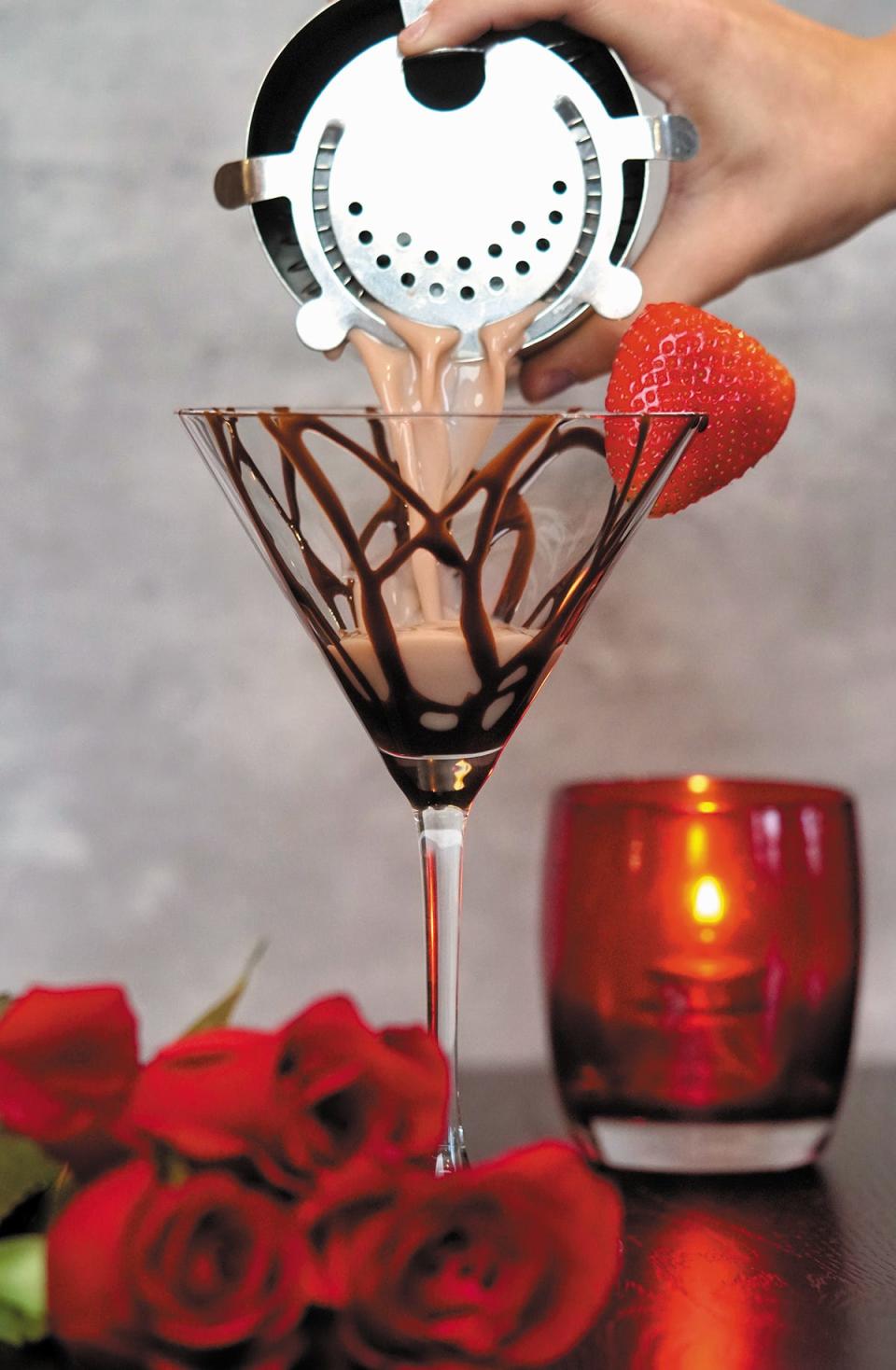 The "Chocolate Strawberry" cocktail is available at Prezzo the entire Valentine's Day weekend.