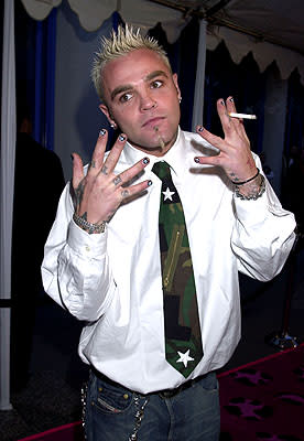 Seth Binzer aka Shifty Shellshock of Crazy Town at the Hollywood premiere of Josie and the Pussycats