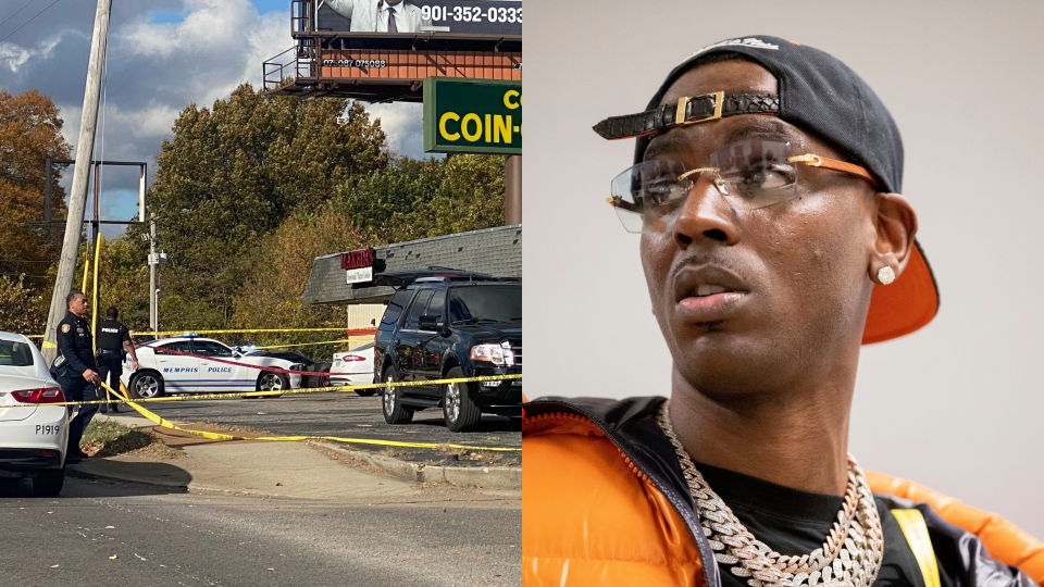 Rapper Young Dolph was reportedly shot and killed at Makeda's Homemade Cookies in Memphis on Wednesday, Nov. 17, 2021.