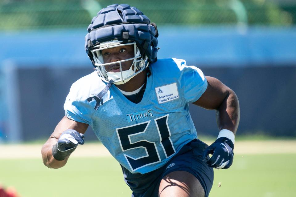 Tennessee Titans linebacker David Long Jr.