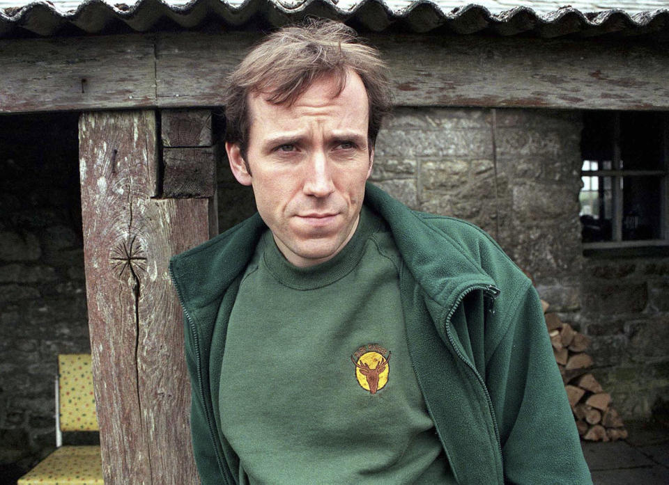 A younger Ben Miller as Stewart in Doc Martin.