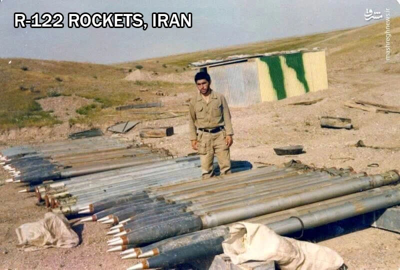 俄羅斯最有可能的供應商是伊朗，已知該國擁有 R-122 火箭彈，並且之前曾向俄羅斯提供過翻新的 152 毫米砲彈。   圖：翻攝自推特@UAWeapo