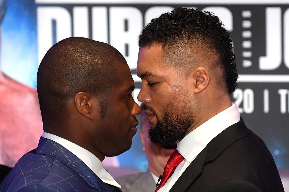 Daniel Dubois (left) vs Joe Joyce has been postponed numerous times (Getty Images)