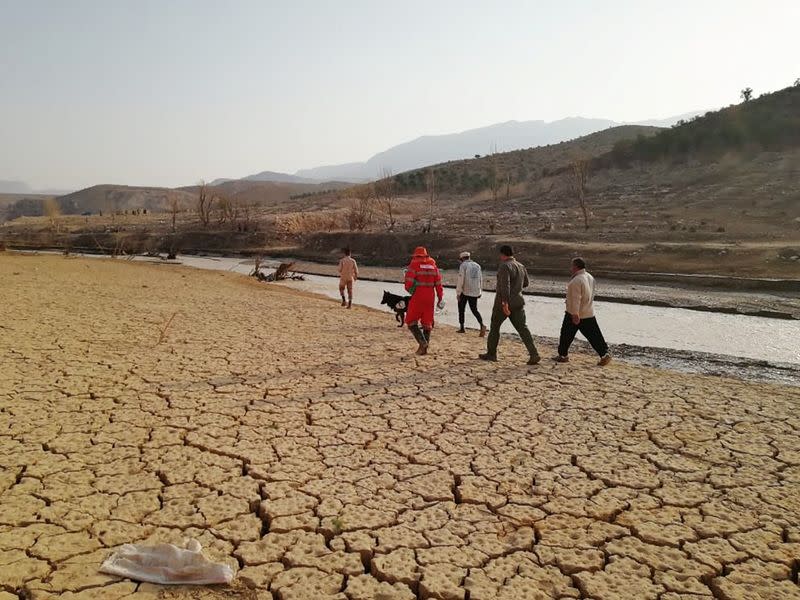 Flood in Estahban county in southern Iran