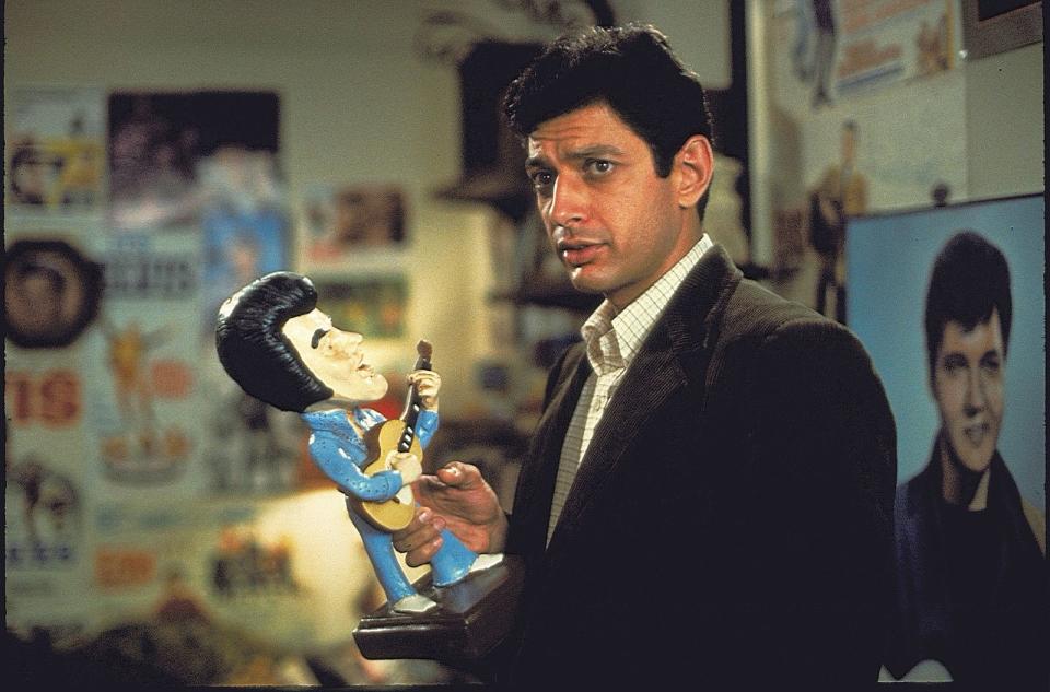 Seine erste große Hauptrolle: Jeff Goldblum in "Kopfüber in die Nacht" (1985). (Bild: Das Vierte / NBC Universal)