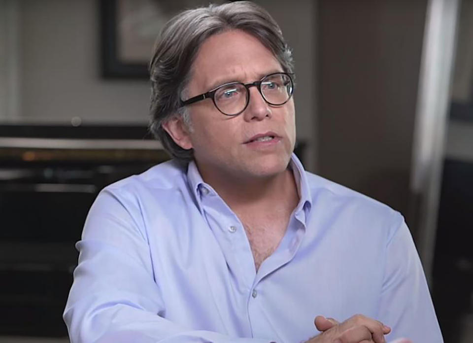 Keith Raniere appears in a YouTube video dated January 26, 2017. The founder of NXIVM has been arrested on charges of sex trafficking. | YouTube/Keith Raniere Conversations