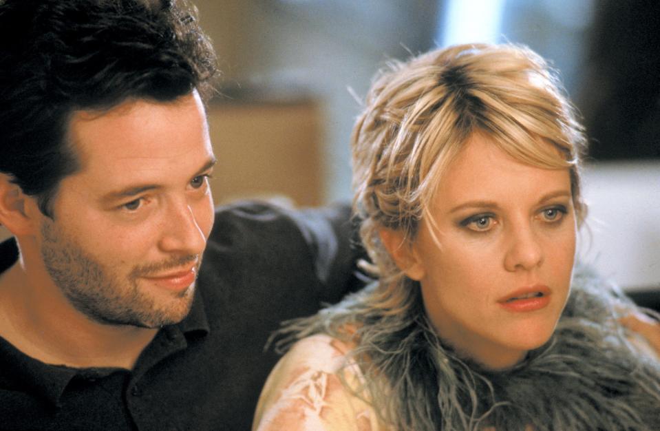 <span><span>Matthew Broderick and Meg Ryan in 'Addicted to Love', 1997</span><span>Warner Brothers/MoviestillsDB</span></span>