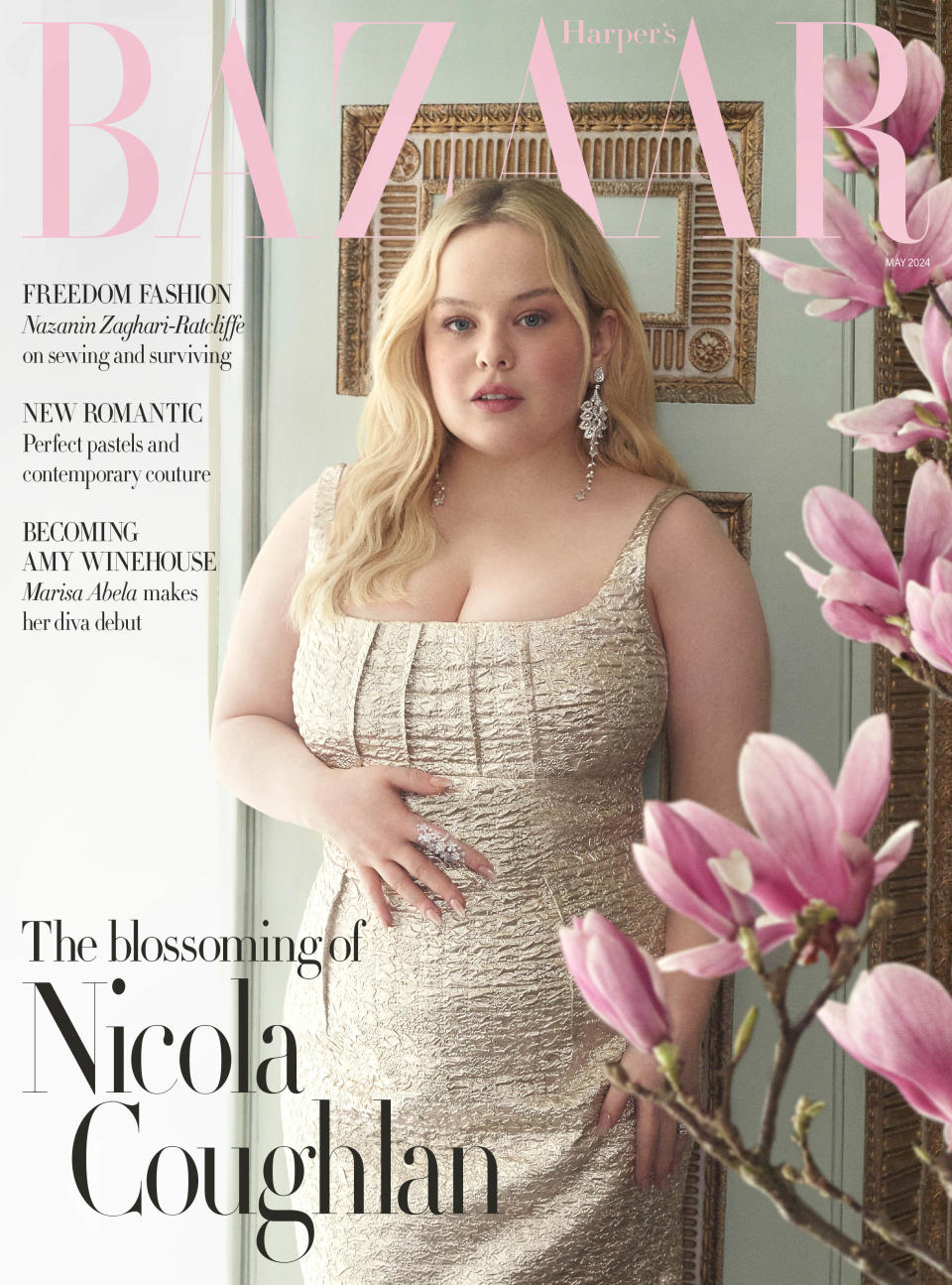 Nicola Coughlan on the cover of the magazine (Harper’s Bazaar UK/Agata Pospieszynska)